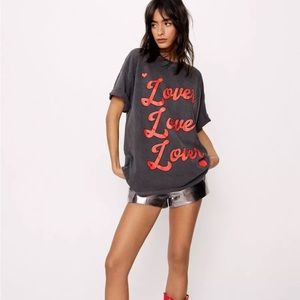 Lover Graphic Oversized T-Shirt